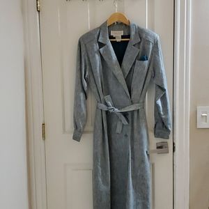 Carlisle Wool, Silk Trench Coat